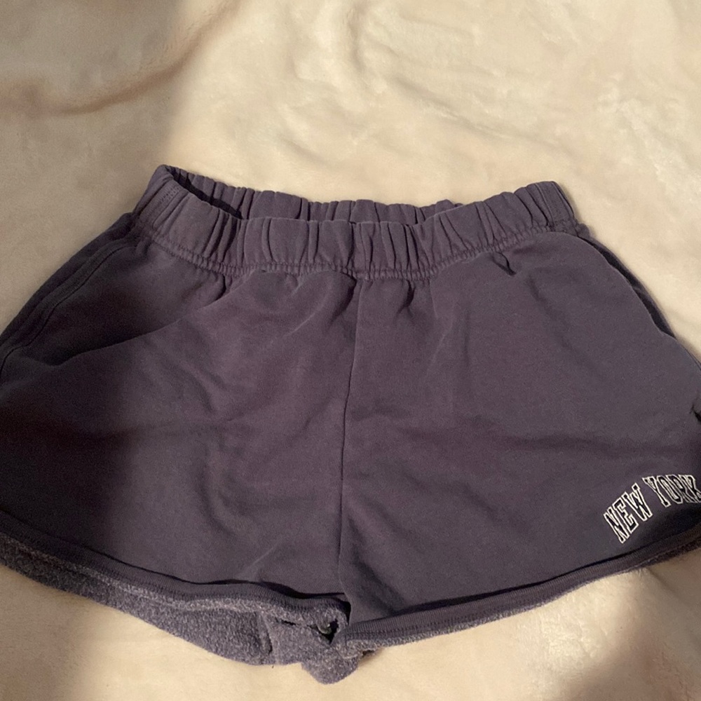 blue comfy shorts